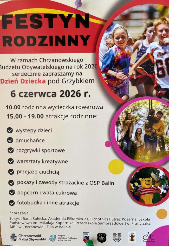 Zaproszenie na festyn.